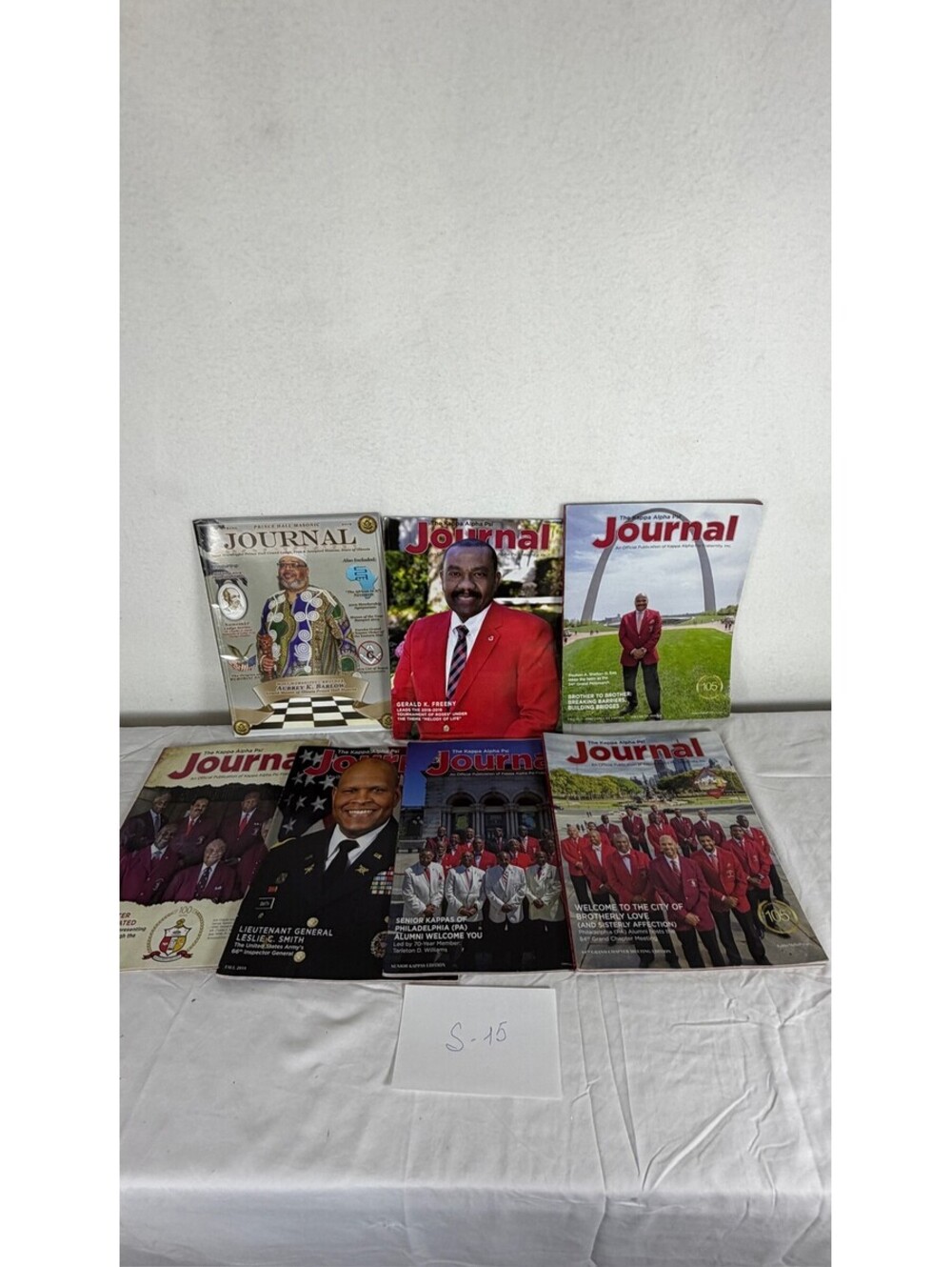 Lot of 6 Kappa Alpha Psi & Prince Hall Masonic Journals S-15 Fraternal Magazines